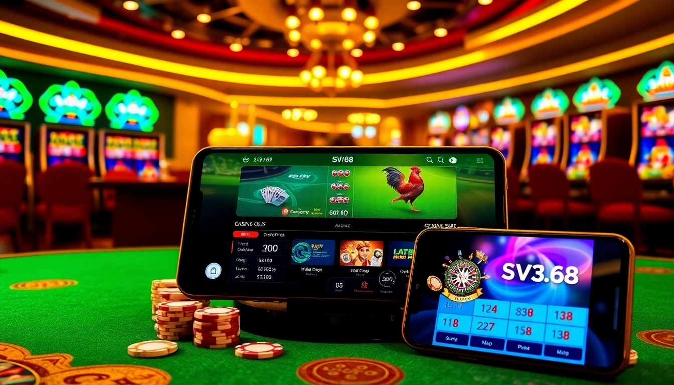 Experience the thrill of sv368 đá gà with a luxurious gambling interface featuring exciting betting opportunities.