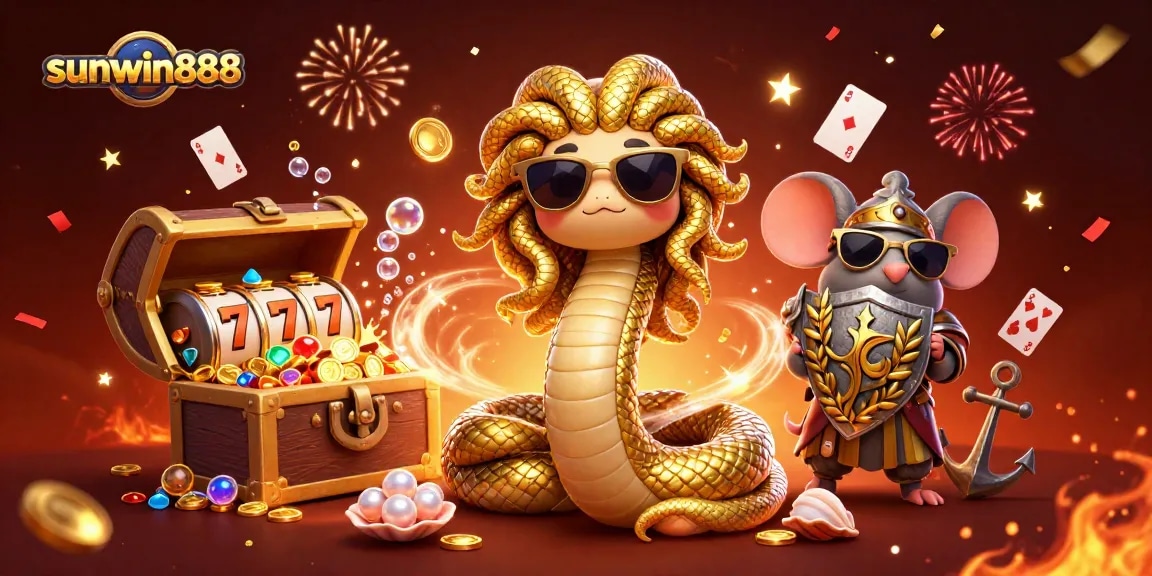 Spin to win with sunwin888 in this vibrant slot-themed casino illustration.