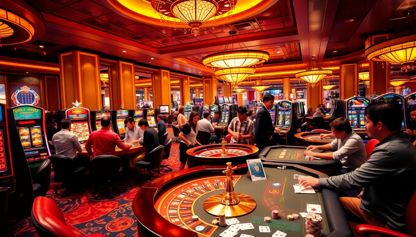 Engage in thrilling gameplay at situs 11 with vibrant casino tables and exciting player interactions.