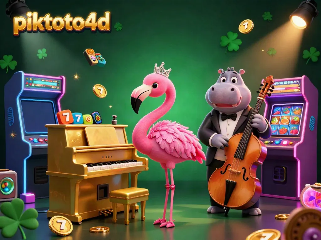 Experience thrilling moments with piktoto4d as the casino flamingo and hippo deliver high-energy performances amid colorful winning elements.