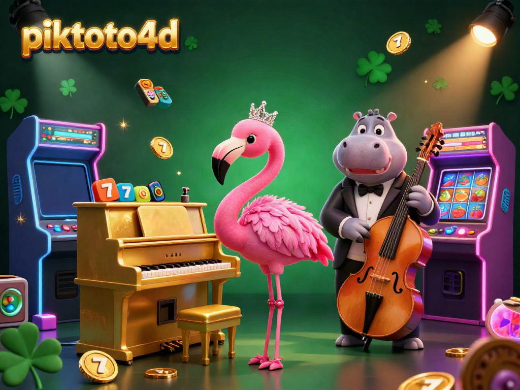 Experience thrilling moments with piktoto4d as the casino flamingo and hippo deliver high-energy performances amid colorful winning elements.