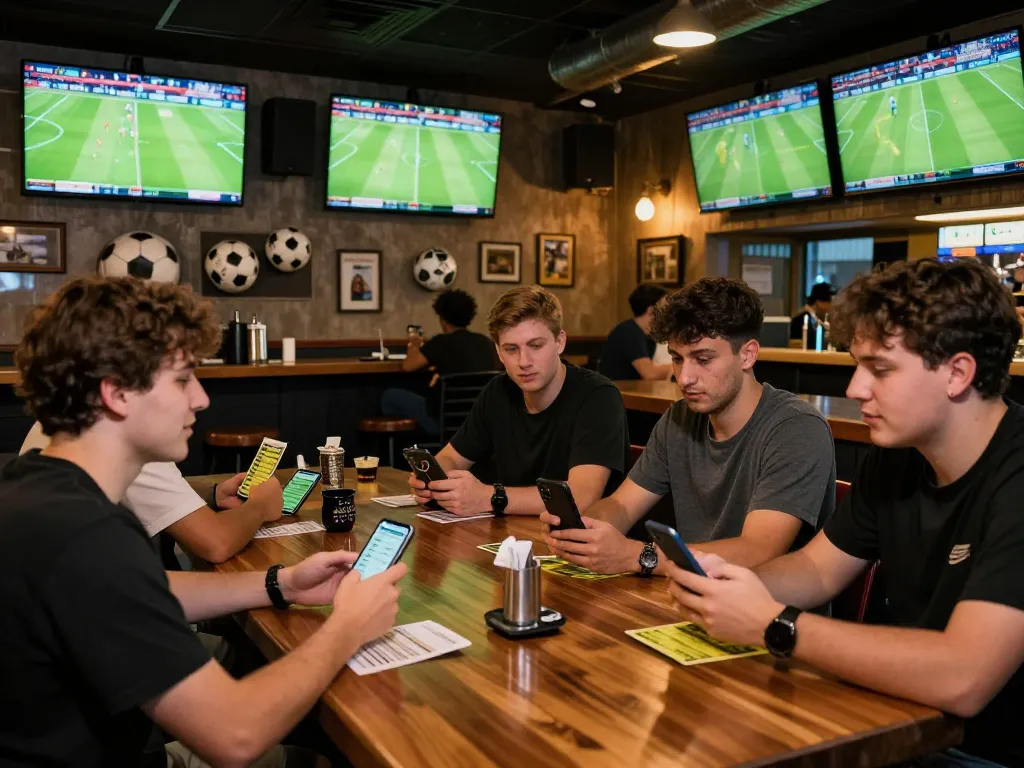 Cakhia tv offers live streaming of football matches while patrons enjoy and discuss games in a lively sports bar.