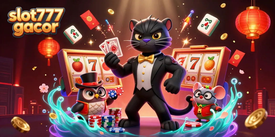 Engage with slot777 gacor to explore vibrant casino adventures featuring animated characters and dynamic gaming elements.
