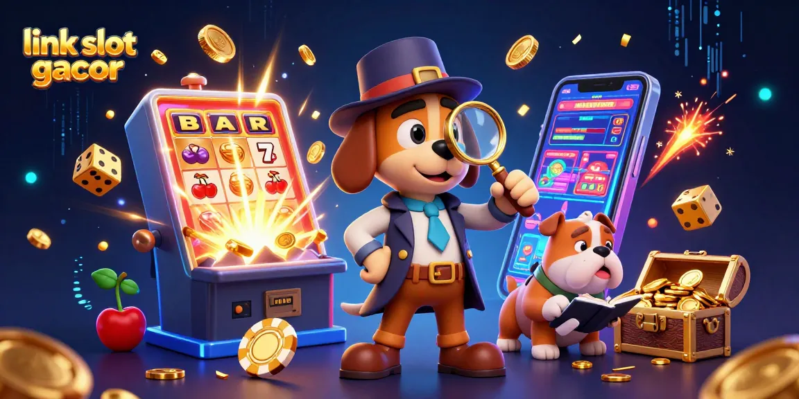Engage with the thrilling link slot gacor experience amidst vibrant casino action and winning symbols.