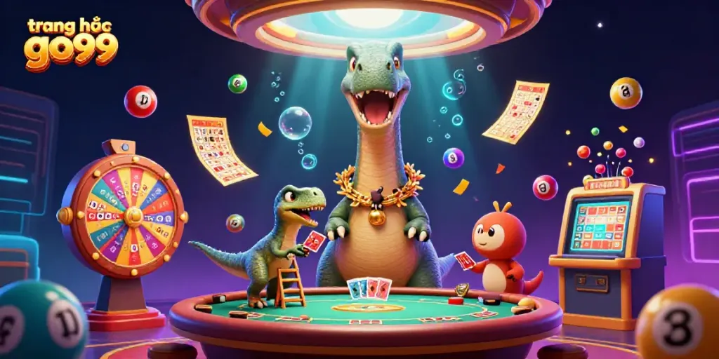 Experience vibrant excitement at trang chủ go99 with dynamic casino characters and engaging game elements.