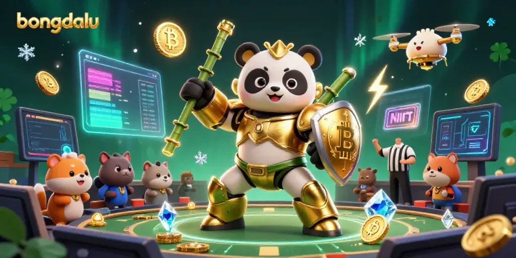 Engage in live sports betting with Bongdalu, featuring animated characters and dynamic betting elements.