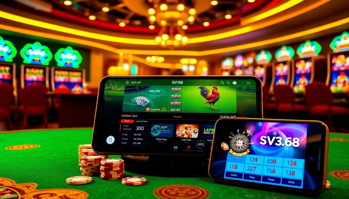 Experience the thrill of sv368 đá gà with a luxurious gambling interface featuring exciting betting opportunities.