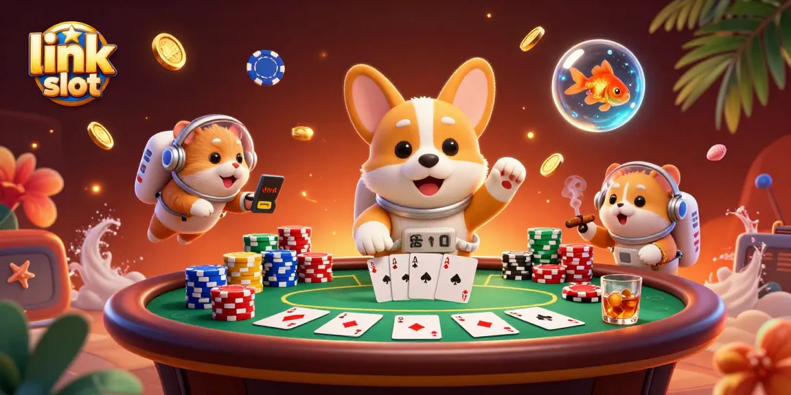 Menangkan jackpot dengan link slot di kasino online dari ilustrasi 3D yang menarik.