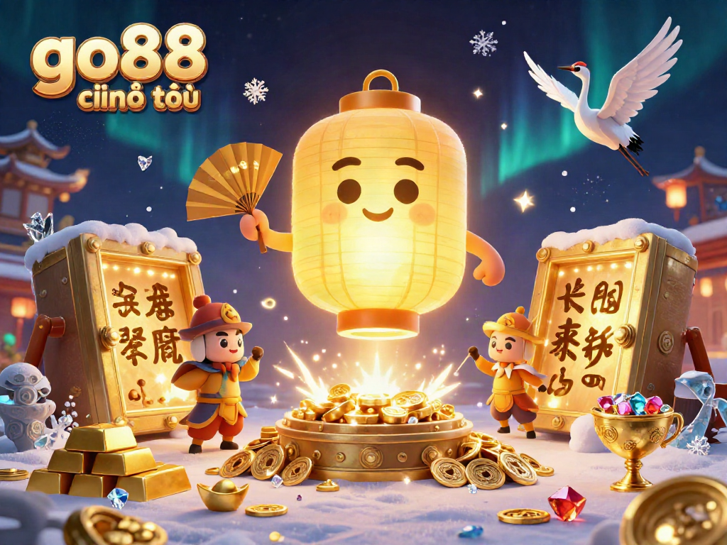 Engage with go88 chính thức, experiencing a vibrant night market casino filled with gold and treasures.