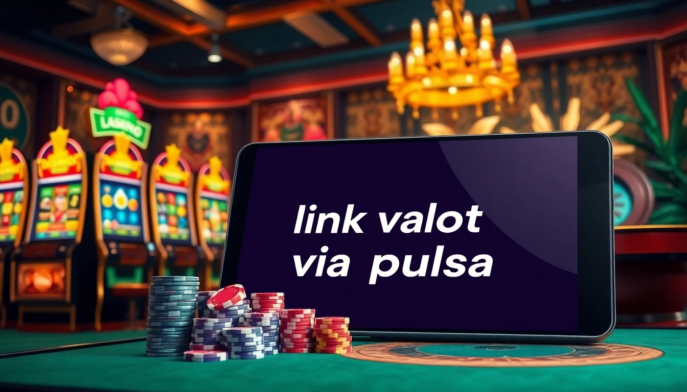 Experience thrilling gameplay with link slot via pulsa at our engaging online casino featuring vibrant slot machines.