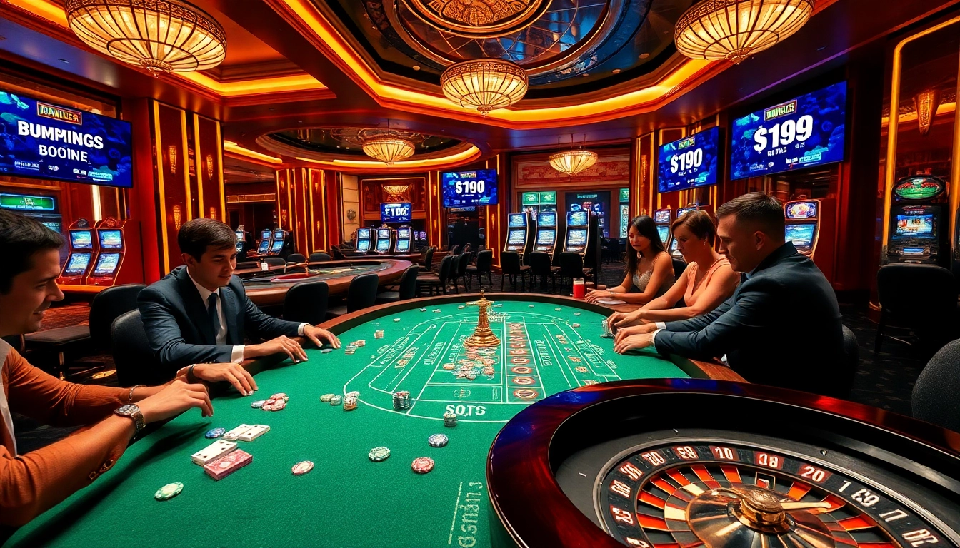 Experience the thrill of đăng Ký s8 at a luxurious casino with vibrant games, chips, and lively players.