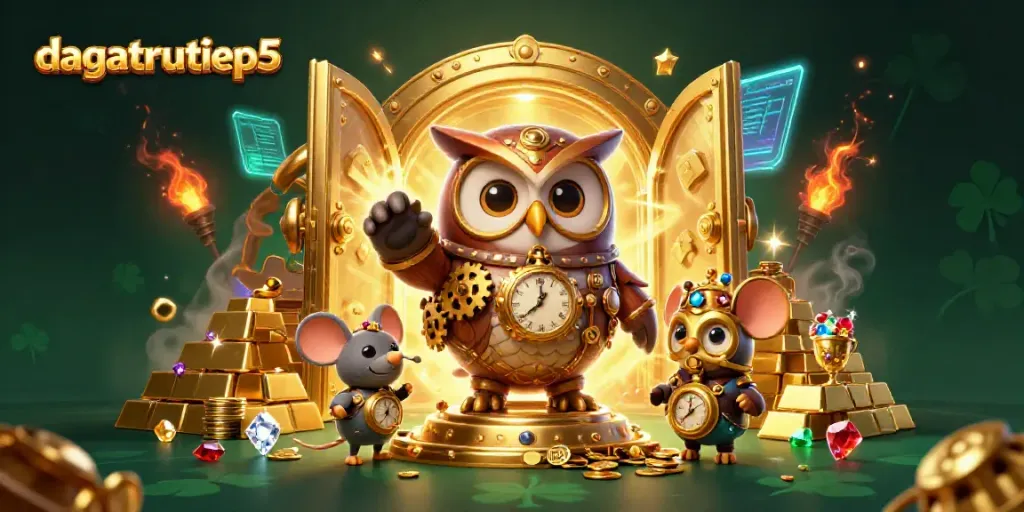 Engage with dagatructiep5's thrilling betting experience in a vibrant 3D digital casino scene.