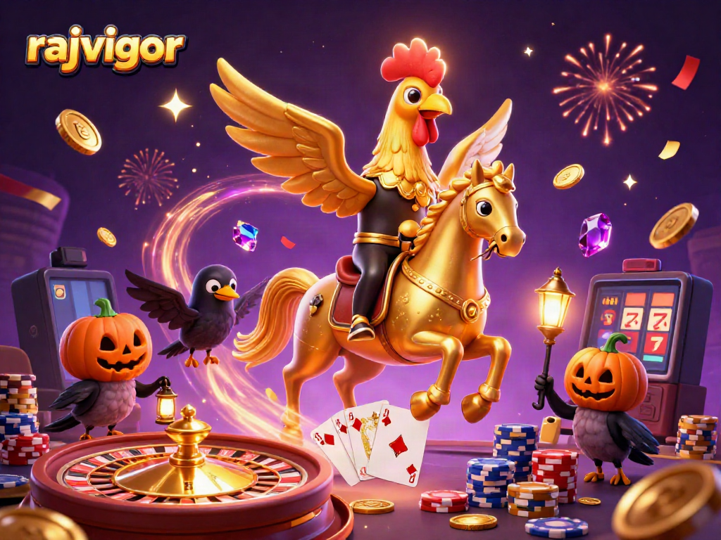 Experience rajavigor's thrilling casino adventure with its golden rooster hero and rich visuals.