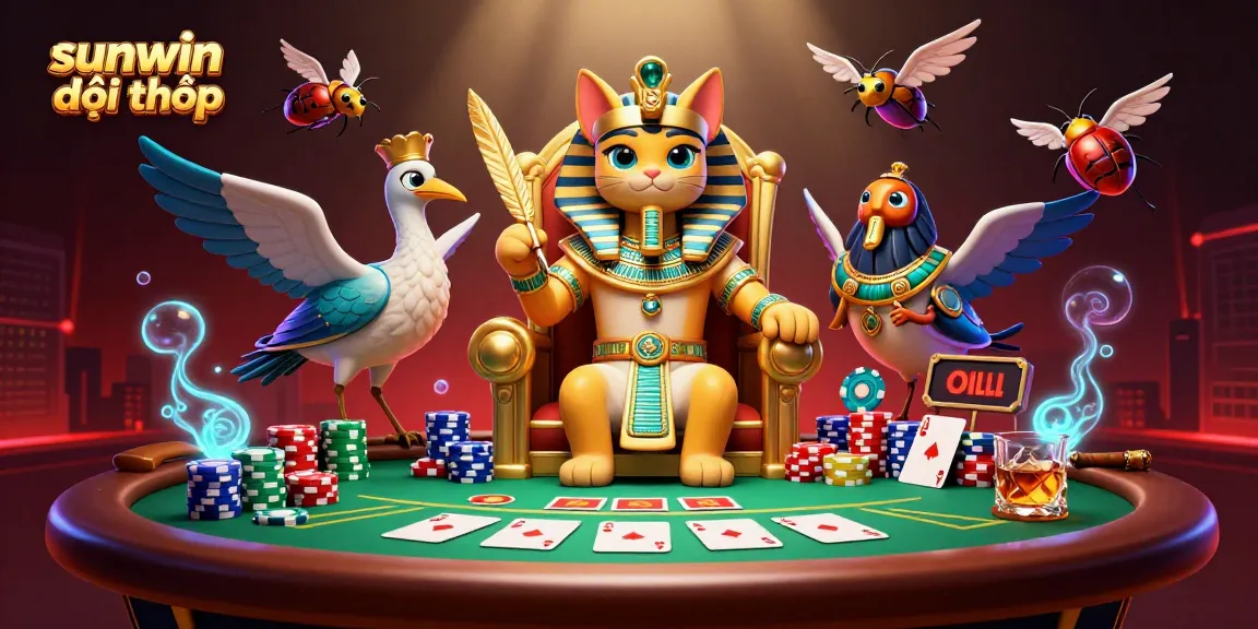 Experience exhilarating gameplay at sunwin đổi thưởng with our thrilling poker scene featuring vibrant characters!