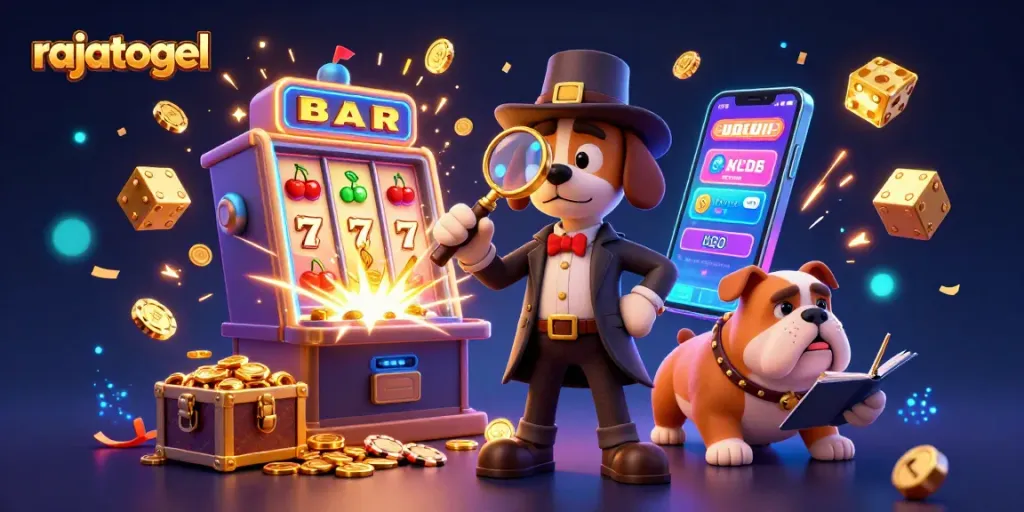 Engage with rajatogel as the detective uncovers treasures in an exciting casino scene.