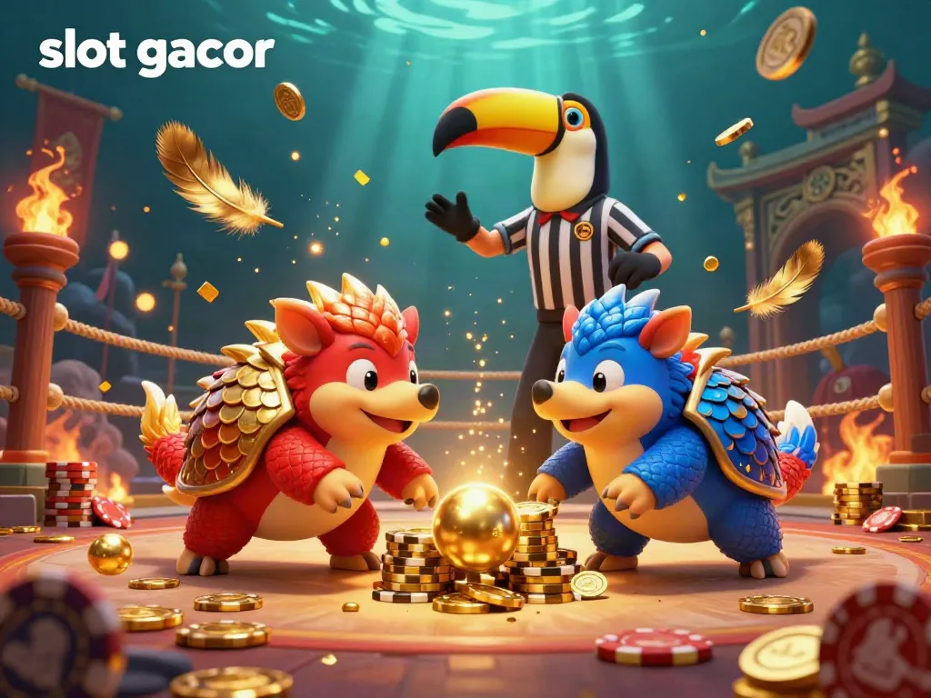 Experience the excitement of slot gacor in a vibrant and interactive casino game scene.