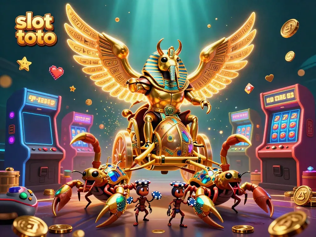 Engage with slot toto gameplay featuring colorful characters in a vibrant casino scene.