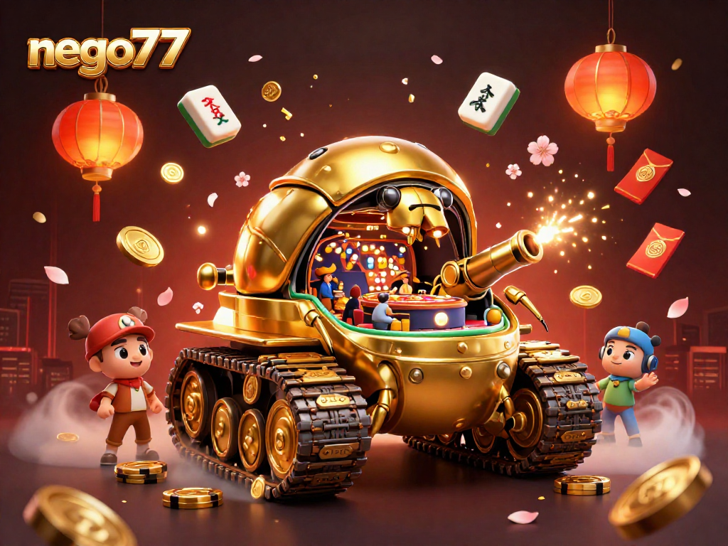Experience the excitement of gambling at nego77 with vibrant casino action and lucky charm elements!