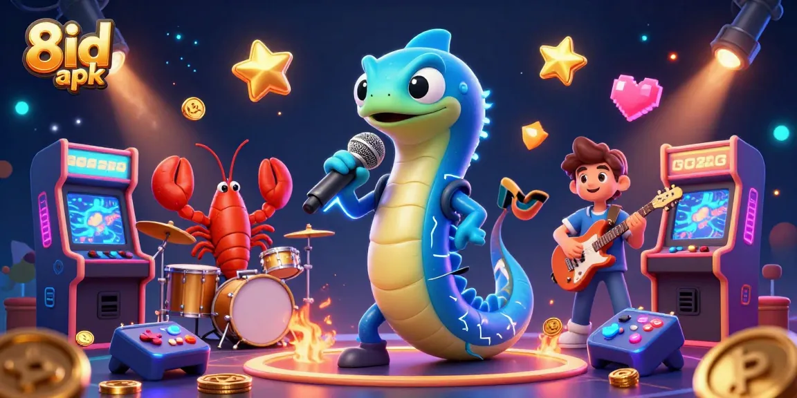 Experience thrilling gameplay with 8id apk in this vibrant underwater casino scene.