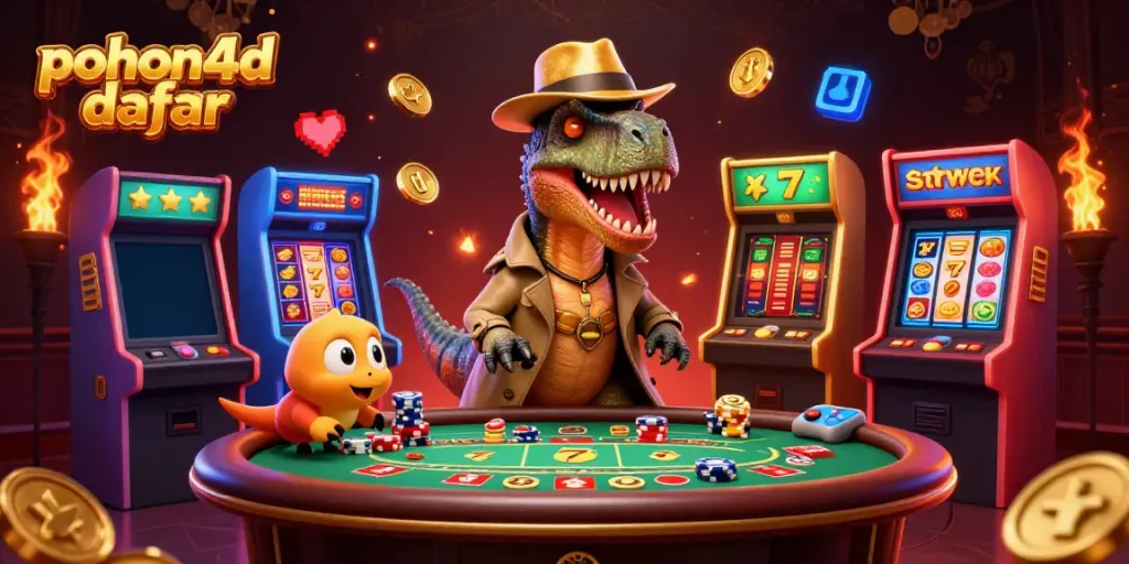 Experience thrilling gameplay with pohon4d daftar and vibrant casino elements in action.