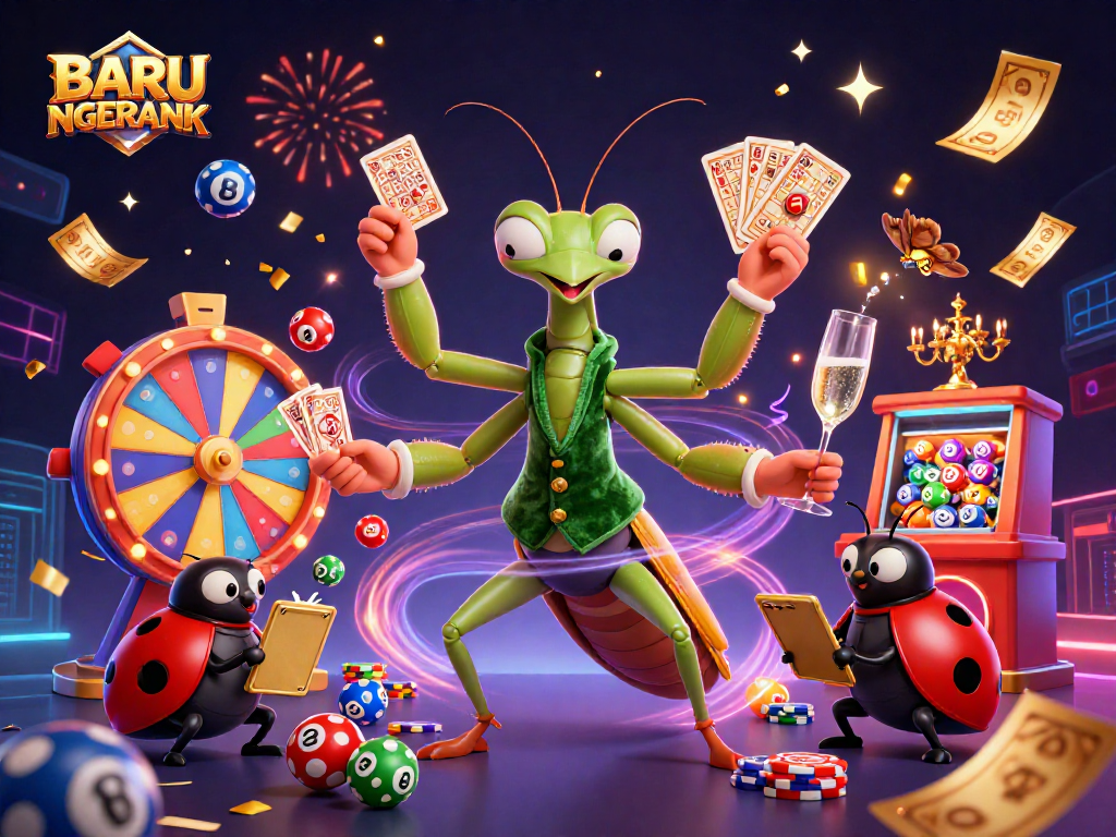 Engage with BARU NGERANK as you savor thrilling gameplay and vibrant visuals in this casino scene.