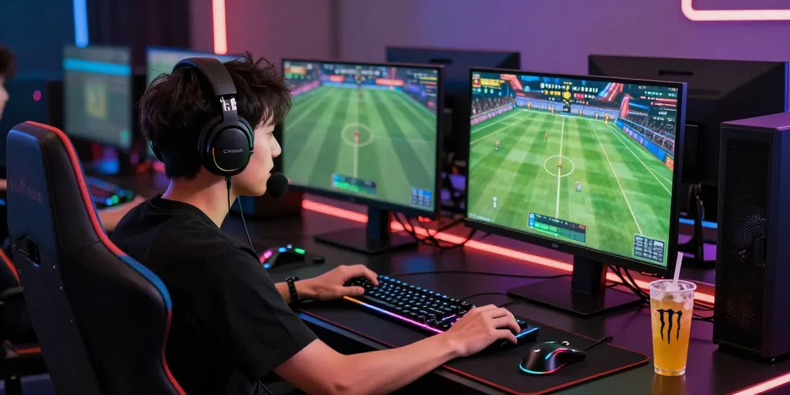 Pengalaman bermain game online dengan bukumimpi138 link di layar, pencahayaan RGB.