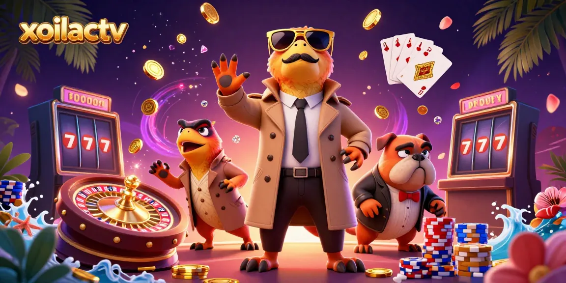 Xoilactv surprises with humor as raptors try to sneak into a VIP casino, enjoying the playful chaos.
