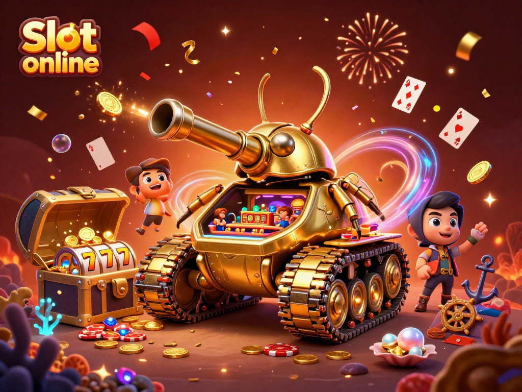 Menangkan pengalaman Slot online dengan kasino mini dalam tank kejuaraan berlapis emas.