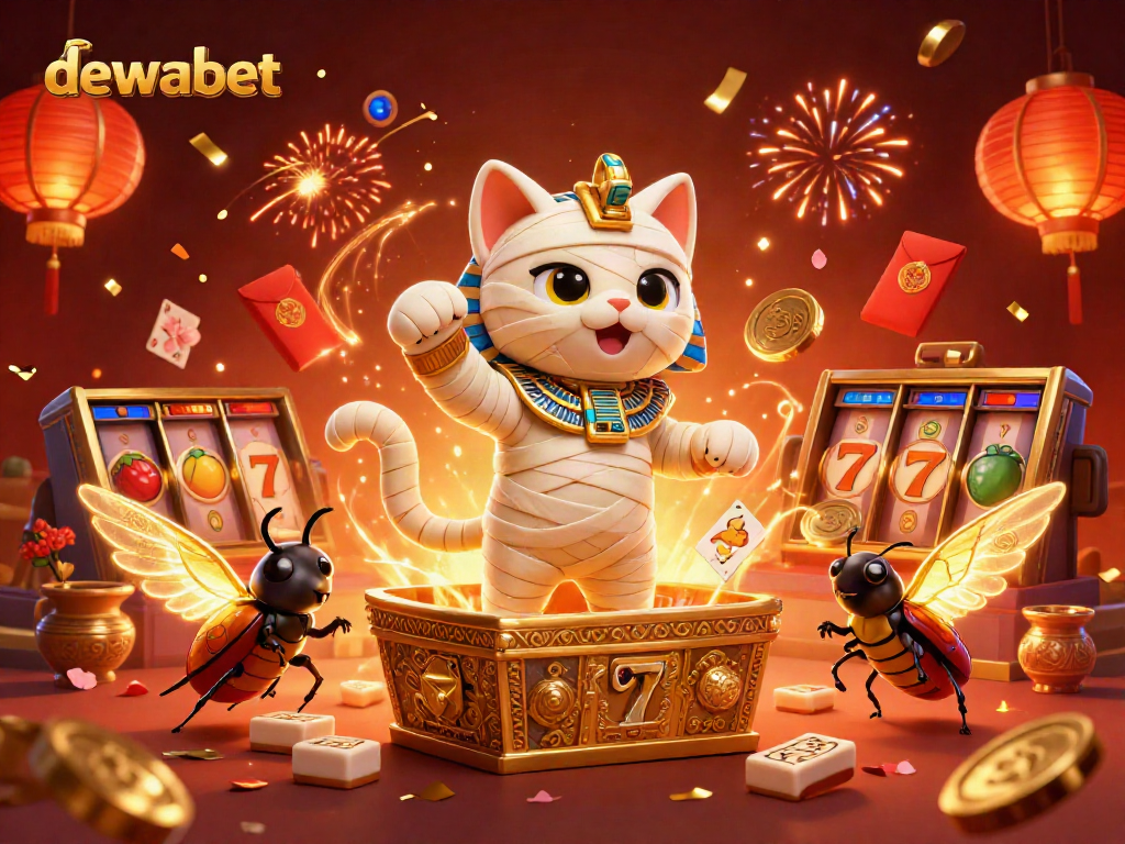 Memenangkan slot online dewabet di kasino digital yang penuh warna dan semarak.