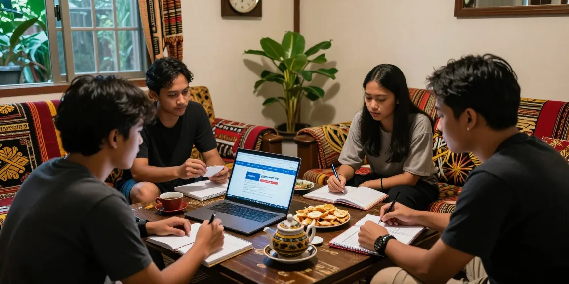 Teman-teman berdiskusi strategi untuk bukumimpi138 login di ruang tamu yang nyaman.