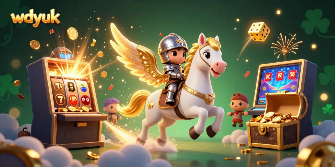 Experience wdyuk's thrilling slot action with a celestial scene of wins and excitement.