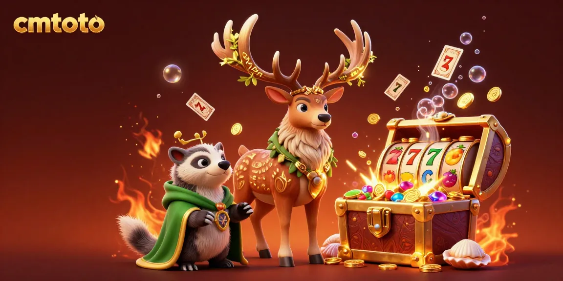 Rasakan keseruan bermain di CMTOTO dengan jackpot slot dan simbol keberuntungan yang memukau.