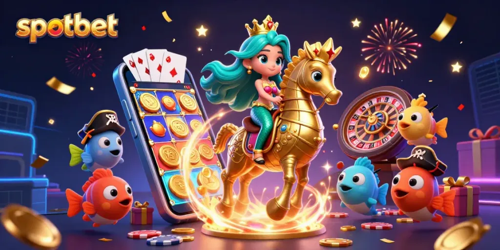 Spotbet menawarkan pengalaman judi menghibur dengan pemandangan kasino yang menarik dan menyenangkan.