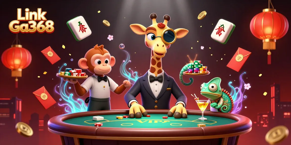 Experience the excitement of Link Ga368 with high-stakes action in a vibrant casino scene.