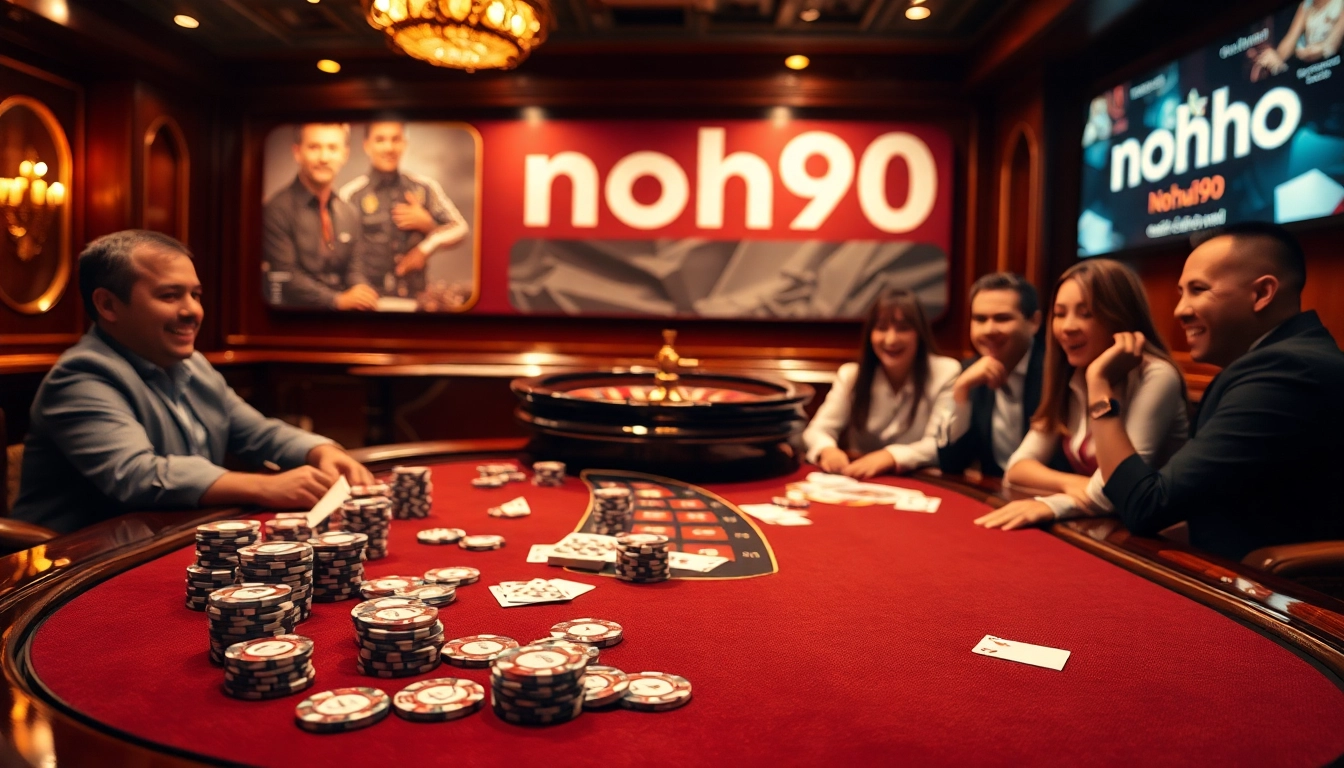 Nohu offers an exciting poker experience with high-stakes chips and engaging players.