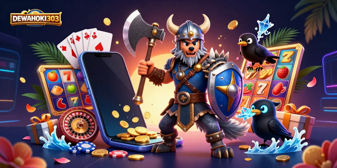 Gambarlah slot menarik dengan karakter DEWAHOKI303 dan elemen permainan kasino untuk memperkuat pengalaman pemain.