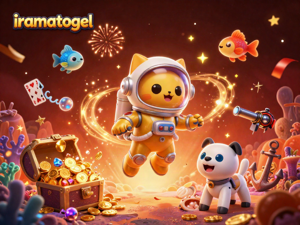 Menangkan permainan iramatogel dengan jackpot luar biasa dalam ilustrasi gamifikasi yang memukau.