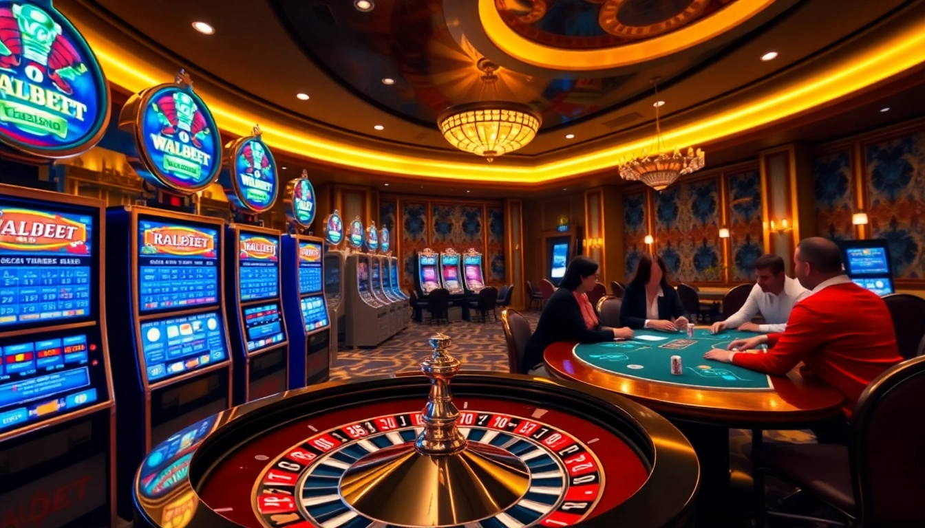 Experience the excitement of Valbet with engaging slot machines and polished casino tables.