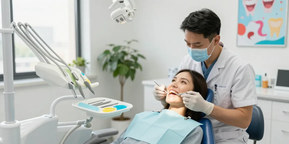 Visit a friendly dentist for a relaxing experience in a modern clinic.