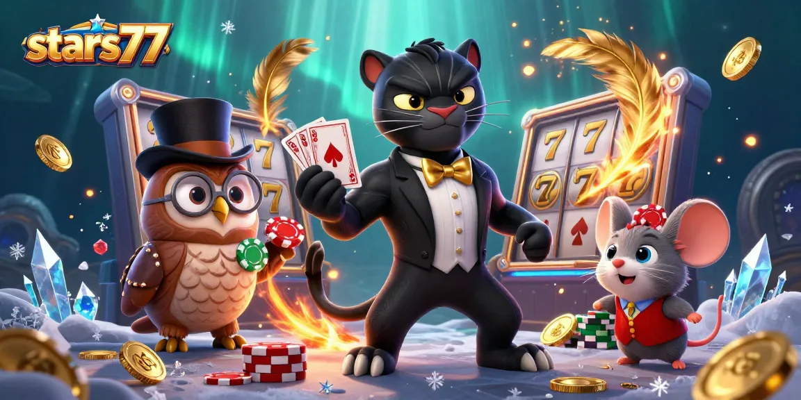 Menangkan permainan slot di stars77 dengan karakter 3D stylish dan banyak simbol keberuntungan.