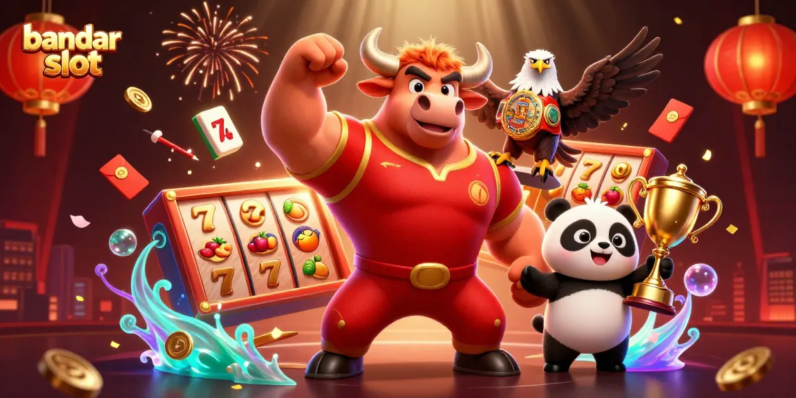 Menang besar di bandar slot dengan simbol slot dan elemen menarik lainnya.