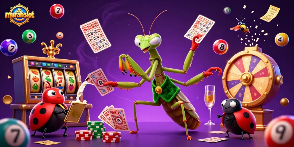Experience winning excitement at murahslot with lively characters, vibrant game elements, and a captivating casino setting.