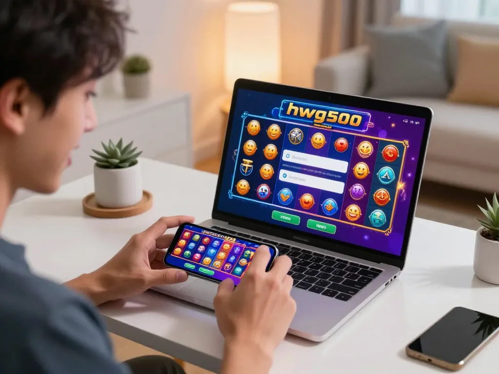 Terlibat dalam permainan mendebarkan di platform mobile hwg500 situs slot resmi sambil menikmati kenyamanan rumah