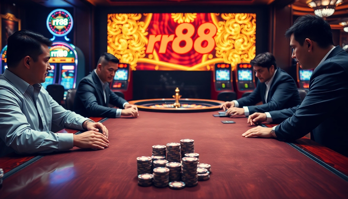 Experience gambling excitement at rr88 trang chính with high-stakes poker and luxurious casino settings.