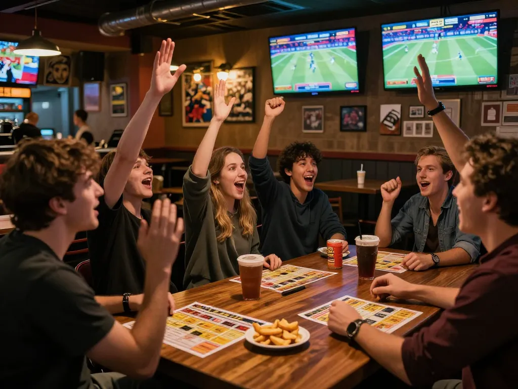 Engaged sports fans at 789bet place bets amid thrilling live games, enhancing their excitement.